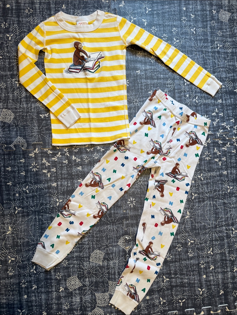 Hanna 6-7 Curious George Long Johns